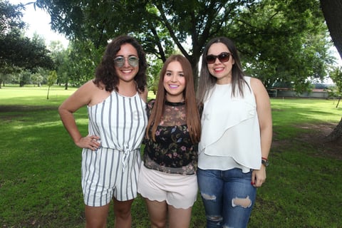 Daniela Nuñez, Cinthia González y Lizeth Jiménez.