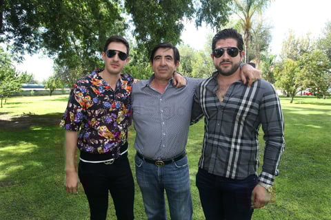 Javier Elizondo, Miguel Elizondo y Javier Elizondo jr.