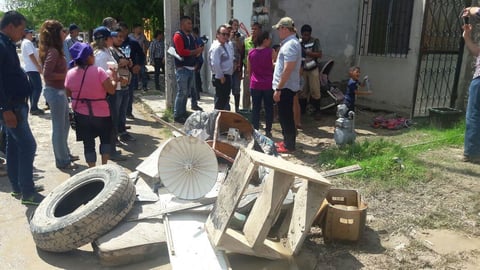 Las lluvias dejaron afectadas seis colonias de Piedras Negras, las cuales quedaron inundadas.