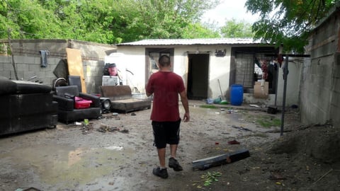 Las personas vieron como de un día para otro parte de su patrimonio se fue a la basura.