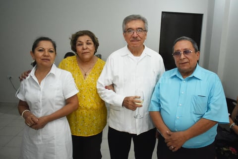 08092018 RECIENTE EVENTO.  Yolanda, Ome, Manuel y Francisco.