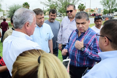 Zermeño y Riquelme se reunieron en zonas afectadas.