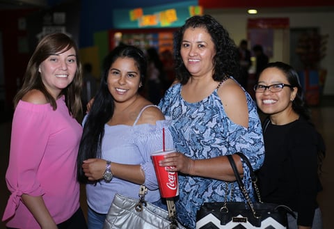 Lupita, Juanita, Yareli y Andrea.