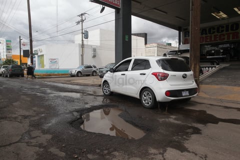 El segmento de Magnolia a calle Haití se vuelve sumamente complicado durante la temporada de lluvias, dadas las afectaciones severas que sufre.