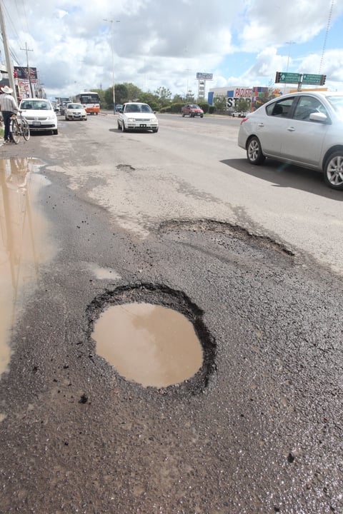 Un par de kilómetros de la lateral norte son los más dañados en la temporada.