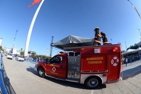 Se llevaron además los vehículos oficiales de las corporaciones de seguridad y rescate.