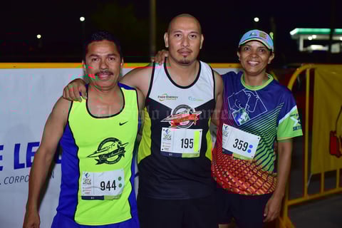 25092018 CORREDORES.  Fernando, Javier y Lorenza.