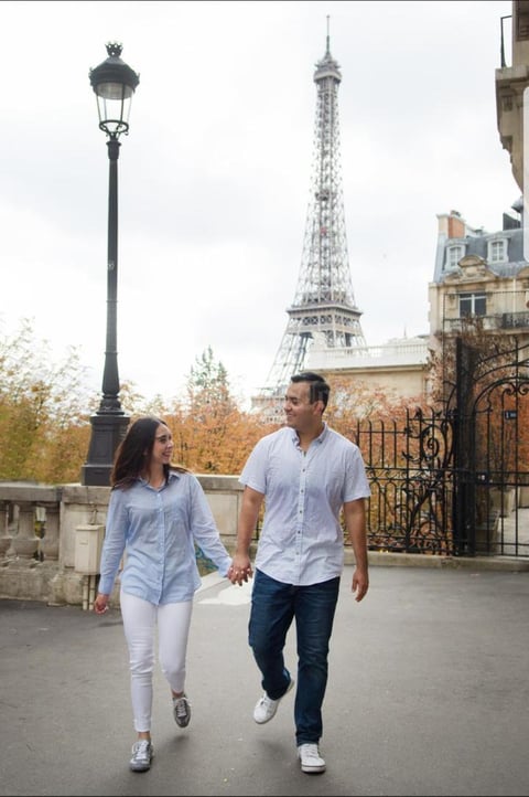 30092018 EN PAREJA.  Alicia y Arturo en París.