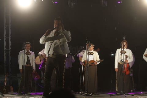 Entre lo más esperado del programa estaba la actuación del Mariachi Gama 1000.