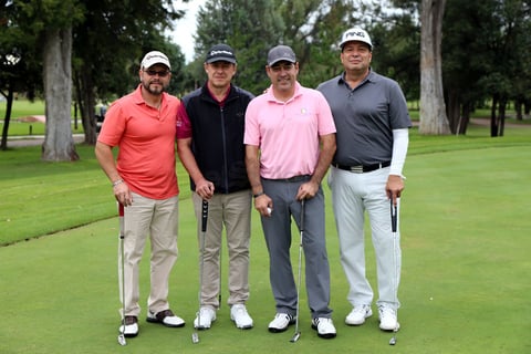Fernando Corona, Alfredo Campos, Jorge Fernández y Rodolfo Muller