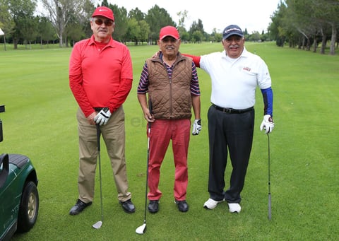 Abraham Salazar, Miguel Nevárez y José L. Santiesteban.