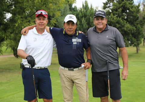Alfonso Aragón, Manuel Palafox y Rodolfo Dorador.