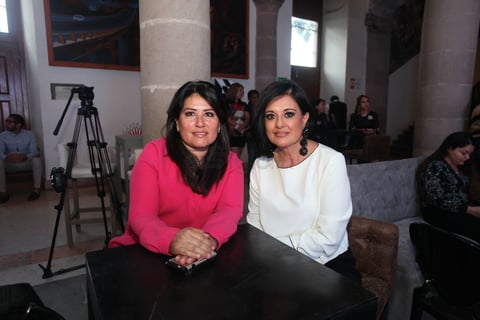 Yazmin Maroun y Maricarmen Montelongo.