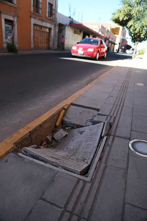 Centro de Durango presenta problemas en obras y servicios
