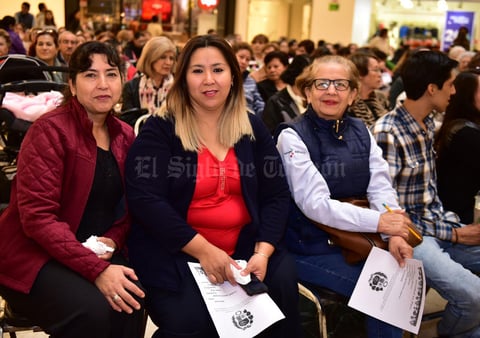 19102018 Rosa Muñoz, Holinda Pérez y Norma Gómez.
