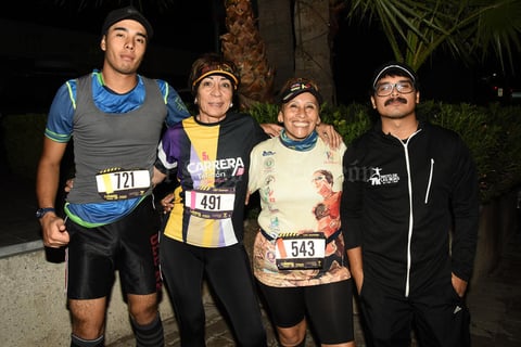 19102018 CORREDORES.  Alfonso, Betty, Maricruz y Santiago.