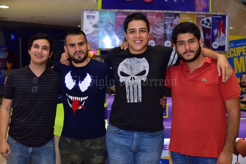 22102018 Mauricio, Ricardo, Jorge y Mauricio.