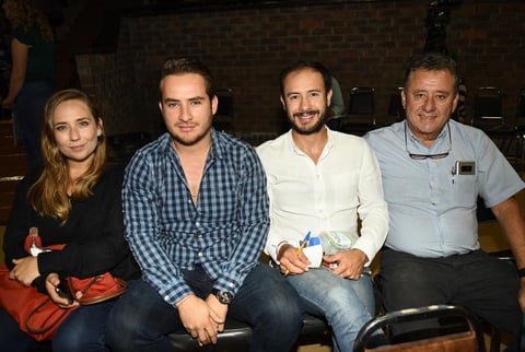 25102018 Lore, Ángel, Ángel y Cedric.