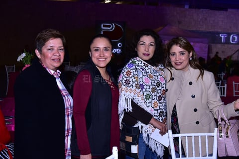 Elula, Adriana, Paty y Claudia