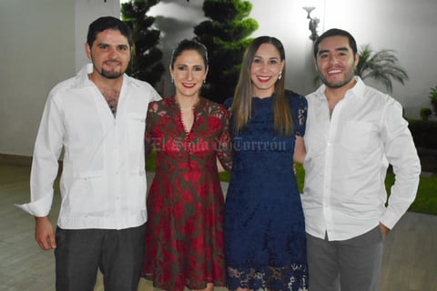 Ricardo, Eugenia, Mariana y Enrique