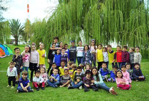 Sergio y Estefania con sus amiguitos