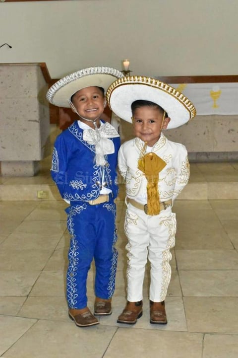 31102018 CUMPLE 3 AñOS.  Daniel Santiago con su hermano, Víctor Leonel Vázquez Espitia.