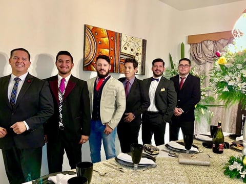 Claudio, Jimmy, Jesús, Chuyin, Sergio y Dani