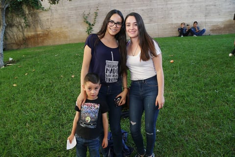 Cirley, Melissa y Emiliano.