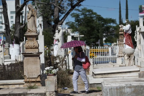Duranguenses visitan a sus difuntos