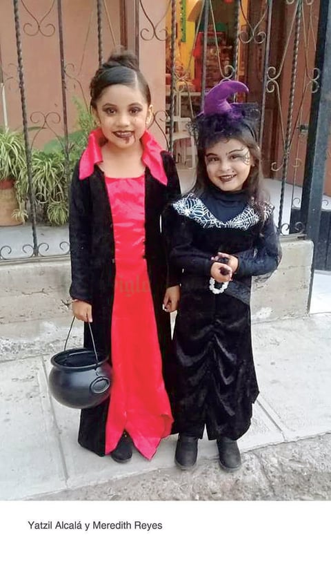 03112018 DISFRUTAN HALLOWEEN.  Yatzil y Meredith Reyes.
