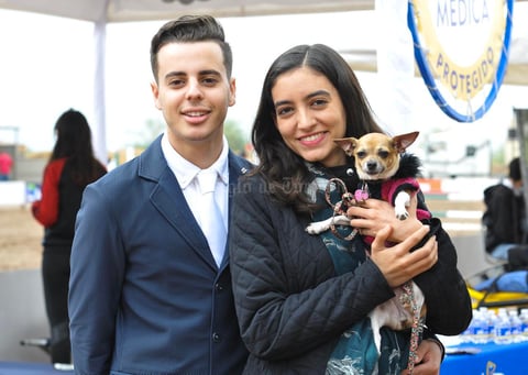 Jaime Giacoman y Andrea Gonzalez