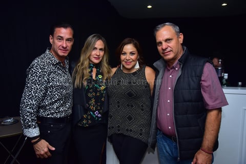 Alberto, Pilar, Lizeth y David