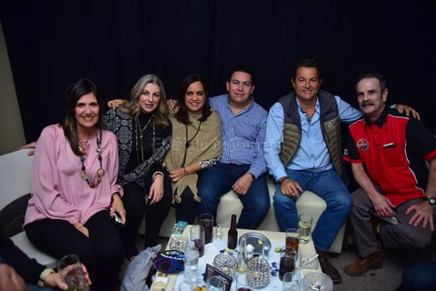 Algunos de los invitados al festejo