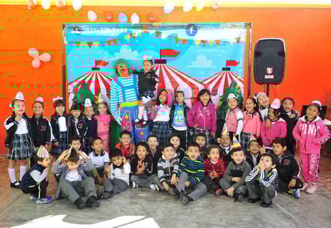 11112018 CUMPLE 4 AñOS.  Ariadna Elizabeth Coronado Hernández con sus compañeros del colegio en su festejo de cumpleaños.