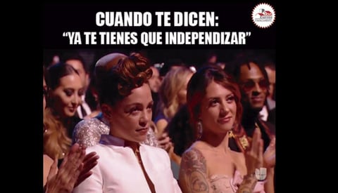 Los memes de la reacción de Lafourcade en los Latin Grammy