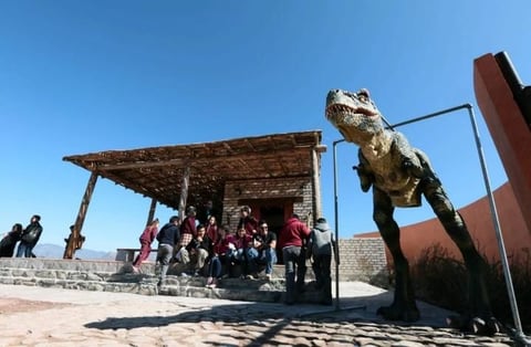 Se resalta la abundancia en restos de esqueletos de dinosaurios con excelente estado de preservación.