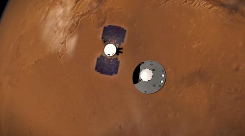 Sonda inSight de la NASA toca suelo marciano