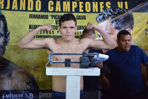 Y es que el invicto Alberto “Betote” Contreras, registró 66 kilos cerrados.