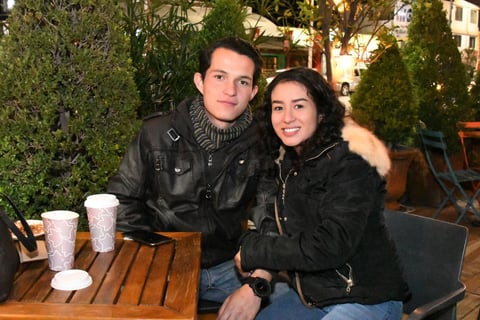 Alonso Vázquez y Chantal Ceballos.