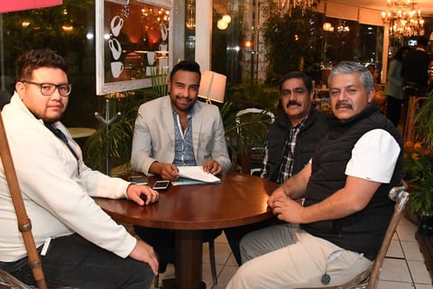 Rafael Ibáñez, Cristian Salazar, José Luis Mungaret y Jaime Luna.