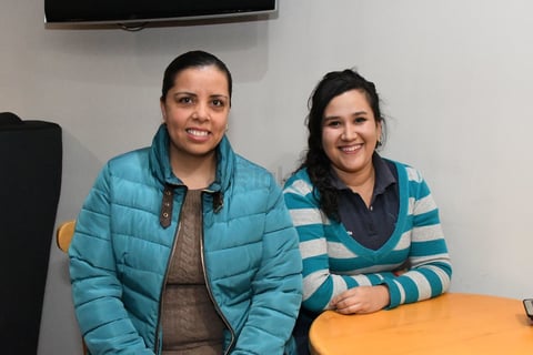 Mary Arreola Enríquez y Brenda Zapata.