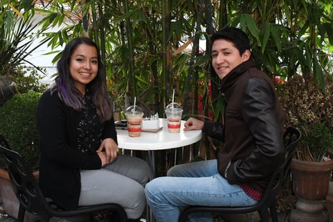 Daniela Joselin Espinoza y Aarón Vázquez.