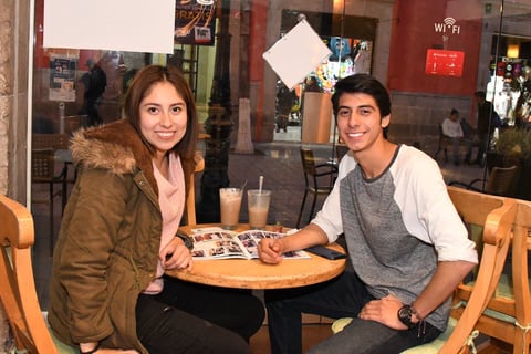 Fernanda Aguilera y Bryan Salas.