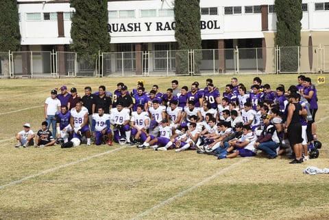06122018 En el juego de convivencia Ex Vikingos Old School y Vikingos Juvenil.