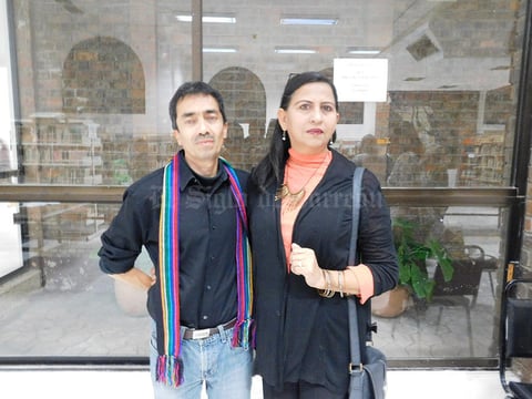 06122018 VELADA LITERARIA.  Javier Martínez y Georgina Arenas.