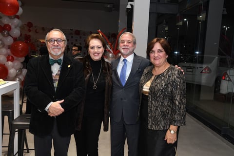Esteban Rosas, Rosa María Mendivil, Guillermo Falomir Russek y Rebeca de la Peña.