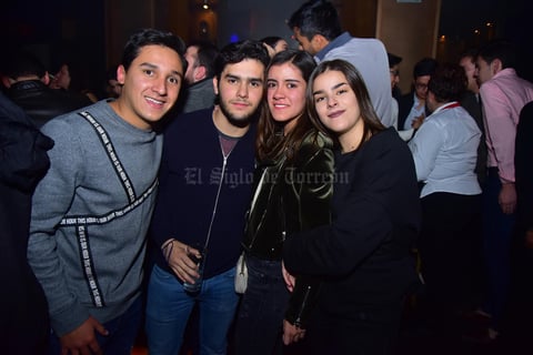 Federico, Víctor, Daniela y Paulina