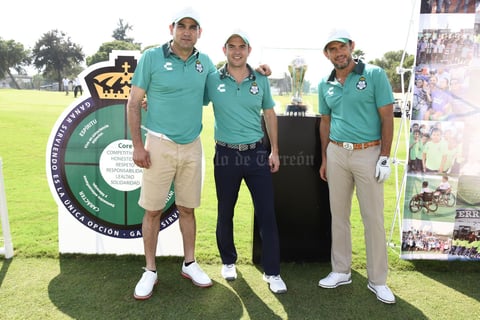 Mauricio Villalobos, Jose Riestra y Alejandro Irarragorri