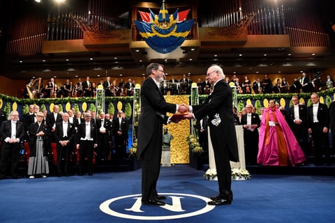 Ceremonia de entrega de los Nobel 2018