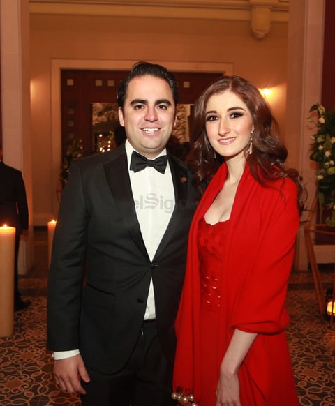 Sebastián Velasco y Gabriela Saravia.